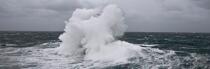 La tempête Joachim sur les côtes bretonnes. © Philip Plisson / Plisson La Trinité / AA32881 - Nos reportages photos - Phare
