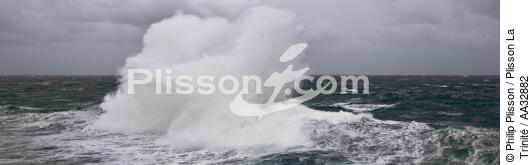 La tempête Joachim sur les côtes bretonnes. - © Philip Plisson / Plisson La Trinité / AA32882 - Nos reportages photos - Tempête