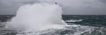 The storm Joachim on the Brittany coast. [AT] © Philip Plisson / Plisson La Trinité / AA32883 - Photo Galleries - Lighthouse [29]