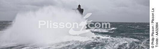 The storm Joachim on the Brittany coast. [AT] - © Philip Plisson / Plisson La Trinité / AA32884 - Photo Galleries - Finistère