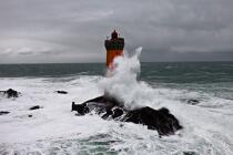 La tempête Joachim sur les côtes bretonnes. © Philip Plisson / Plisson La Trinité / AA32894 - Nos reportages photos - Tempête