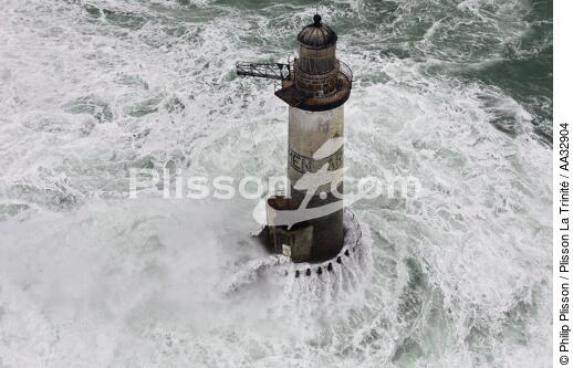 The storm Joachim on the Brittany coast. [AT] - © Philip Plisson / Plisson La Trinité / AA32904 - Photo Galleries - Finistère