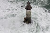 La tempête Joachim sur les côtes bretonnes. © Philip Plisson / Plisson La Trinité / AA32904 - Nos reportages photos - Phare
