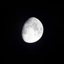 La Lune © Philip Plisson / Plisson La Trinité / AA33380 - Nos reportages photos - Lune
