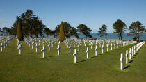 American cemetery, Omaha beach © Philip Plisson / Plisson La Trinité / AA33470 - Photo Galleries - Normandie