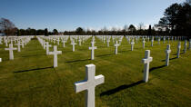American cemetery, Omaha beach © Philip Plisson / Plisson La Trinité / AA33472 - Photo Galleries - Normandie