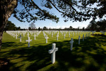 American cemetery, Omaha beach © Philip Plisson / Plisson La Trinité / AA33475 - Photo Galleries - Normandie