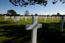 American cemetery, Omaha beach © Philip Plisson / Plisson La Trinité / AA33476 - Photo Galleries - Normandie