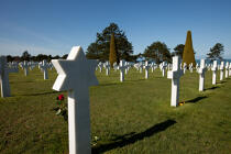 American cemetery, Omaha beach © Philip Plisson / Plisson La Trinité / AA33477 - Photo Galleries - Normandie