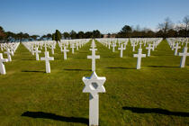 American cemetery, Omaha beach © Philip Plisson / Plisson La Trinité / AA33480 - Photo Galleries - Normandie