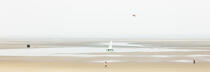 Sur la plage du Touquet © Philip Plisson / Plisson La Trinité / AA33497 - Nos reportages photos - Panoramique horizontal