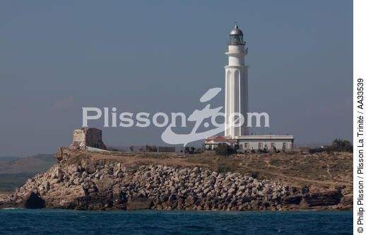 Trafalgar Lighthouse - © Philip Plisson / Plisson La Trinité / AA33539 - Photo Galleries - Spain