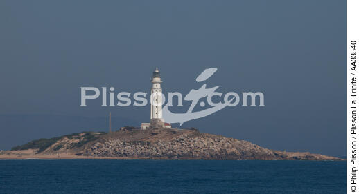 Trafalgar Lighthouse - © Philip Plisson / Plisson La Trinité / AA33540 - Photo Galleries - Spanish Lighthouses