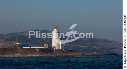Tarifa Lighthouse - © Philip Plisson / Plisson La Trinité / AA33541 - Photo Galleries - Andalusia