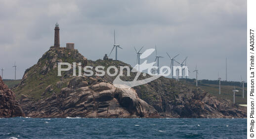 Phare de Cabo Villano - © Philip Plisson / Plisson La Trinité / AA33577 - Nos reportages photos - Eolienne
