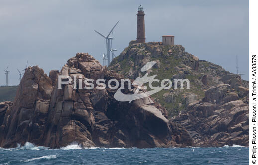 Cabo Villiano lighthouse - © Philip Plisson / Plisson La Trinité / AA33579 - Photo Galleries - Galicia