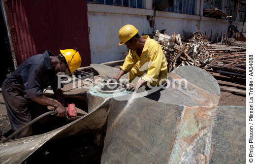 Diégo-Suarez - © Philip Plisson / Plisson La Trinité / AA34088 - Nos reportages photos - Construction navale