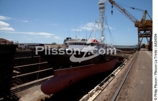 Diégo-Suarez - © Philip Plisson / Plisson La Trinité / AA34094 - Nos reportages photos - Elément d'un bateau