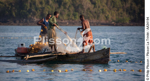 Nosy-Be - © Philip Plisson / Plisson La Trinité / AA34194 - Photo Galleries - Fishing nets