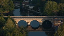 Le Loiret vue du ciel © Philip Plisson / Plisson La Trinité / AA35142 - Nos reportages photos - Hydrologie