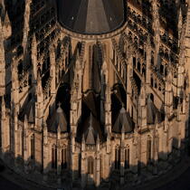 Orléans view of the sky © Philip Plisson / Plisson La Trinité / AA35145 - Photo Galleries - Cathedral