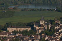 Le Loiret vue du ciel © Philip Plisson / Plisson La Trinité / AA35156 - Nos reportages photos - Hydrologie
