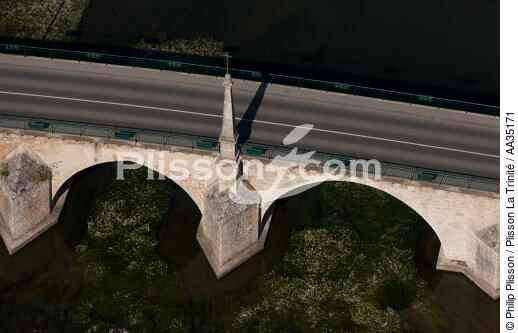 Le Loiret vue du ciel - © Philip Plisson / Plisson La Trinité / AA35171 - Nos reportages photos - Hydrologie