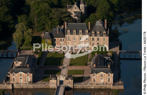 Le château de la Ferté Saint Aubin - © Philip Plisson / Plisson La Trinité / AA35178 - Nos reportages photos - Loiret