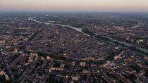 Orléans vue du ciel © Philip Plisson / Plisson La Trinité / AA35218 - Nos reportages photos - Cathédrale