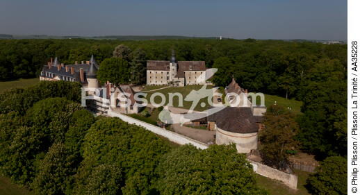 Malesherbes castle - © Philip Plisson / Plisson La Trinité / AA35228 - Photo Galleries - Town (45)