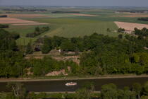 Le Loiret vue du ciel © Philip Plisson / Plisson La Trinité / AA35230 - Nos reportages photos - Navigation fluviale
