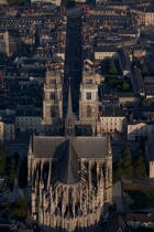 Orléans vue du ciel © Philip Plisson / Plisson La Trinité / AA35253 - Nos reportages photos - Ville (45)