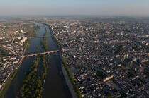 Orléans vue du ciel © Philip Plisson / Plisson La Trinité / AA35263 - Nos reportages photos - Géomorphie