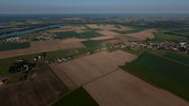 Le Loiret vue du ciel © Philip Plisson / Plisson La Trinité / AA35264 - Nos reportages photos - Géomorphie