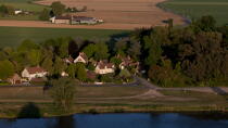 Le Loiret vue du ciel © Philip Plisson / Plisson La Trinité / AA35282 - Nos reportages photos - Géomorphie