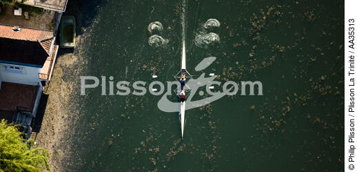 Le Loiret vue du ciel - © Philip Plisson / Plisson La Trinité / AA35313 - Nos reportages photos - Loire [la]
