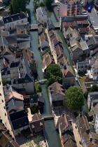 Montargis © Philip Plisson / Plisson La Trinité / AA35324 - Photo Galleries - Le Loiret vue du ciel