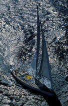 Whither le long des côtes corses © Philip Plisson / Plisson La Trinité / AA35339 - Nos reportages photos - Vertical