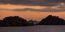 la Sardaigne vue de la mer © Philip Plisson / Plisson La Trinité / AA35378 - Nos reportages photos - Coucher de soleil