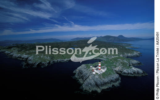 Le phare d'Eilean Glas en Ecosse - © Philip Plisson / Plisson La Trinité / AA35491 - Nos reportages photos - Phare [Eco]