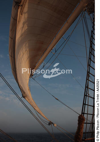 Aboard the Belem - © Philip Plisson / Plisson La Trinité / AA35521 - Photo Galleries - Tall ships