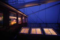 A bord du Belem © Philip Plisson / Plisson La Trinité / AA35522 - Nos reportages photos - Les Grands voiliers