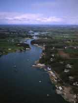 La rivière de Crac'h dans le Morbihan © Philip Plisson / Plisson La Trinité / AA35549 - Nos reportages photos - Crac'h [Rivière de]