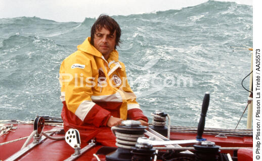 Alain Labbé on Roget Gallet - © Philip Plisson / Plisson La Trinité / AA35573 - Photo Galleries - Sailing Race