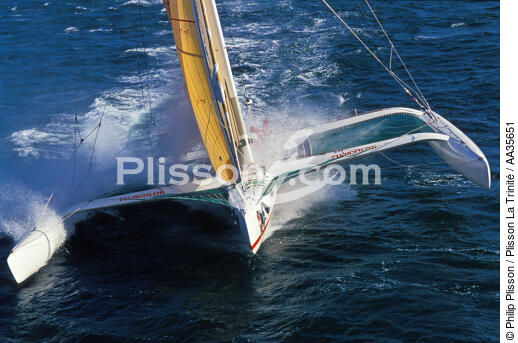Fujicolor - © Philip Plisson / Plisson La Trinité / AA35651 - Nos reportages photos - Course au large