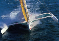 Fujicolor © Philip Plisson / Plisson La Trinité / AA35651 - Photo Galleries - Ocean racing trimaran