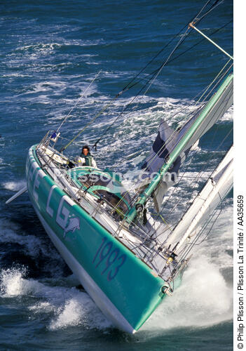Gerry Roufs on LG Group - © Philip Plisson / Plisson La Trinité / AA35659 - Photo Galleries - Sailing Race