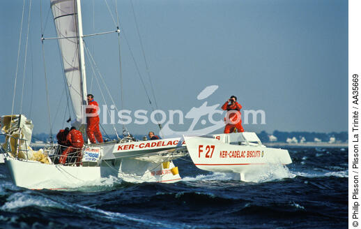 Ker Cadelac - © Philip Plisson / Plisson La Trinité / AA35669 - Photo Galleries - Sailing Race