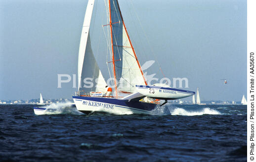 Kermarine ex Gérard Lambert Vincent Levy - © Philip Plisson / Plisson La Trinité / AA35670 - Photo Galleries - Sailing Race