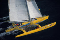 Paragon trimaran © Philip Plisson / Plisson La Trinité / AA35693 - Photo Galleries - Ocean racing trimaran